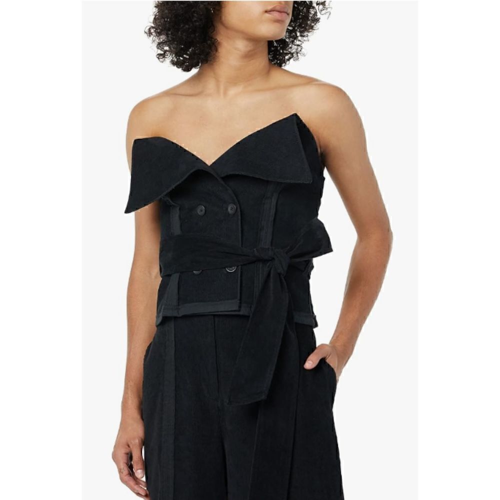 Making the Cut Womens Large Standard Deconstructed Strapless Corset Top